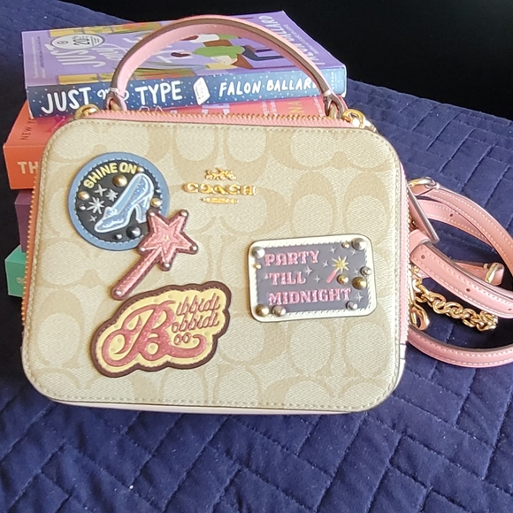 Coach x Disney Princess Cinderella Limited Patches Box Bag - Picture 2 of 2